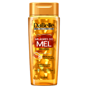 Shampoo Dabelle Milagres Do Mel 250ml - Hidratação E Nutrição Para Cabelos.