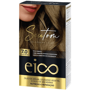 Tint Eico Seu Tom 7.0 Loiro Médio (Novo)