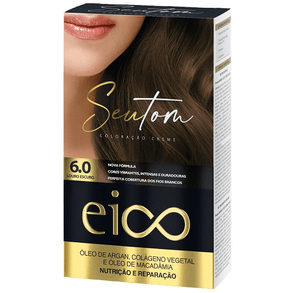 Tintura Eico Seu Tom 6.0 Louro Escuro (Novo) - 100ml