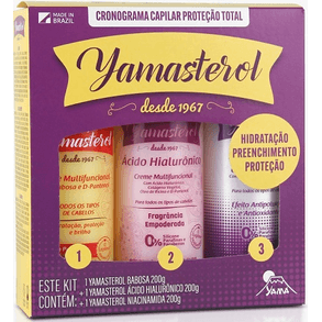 Kit Yamasterol Babosa, Hialurônico E Niacinamida 200ml