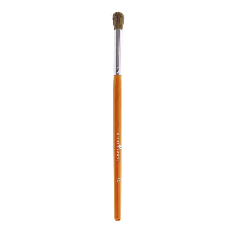 Pincel-Klass-Vough-Profissional-Brown-19---Ideal-Para-Maquiagem-Cerdas-Macias-E-Duraveis.