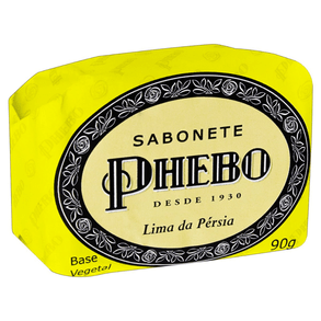 Sabonete Phebo Lima Persia 90g - Aroma Refrescante E Exótico Com Fragrância Cítrica. Ideal Para Todos Os Tipos De Pele.