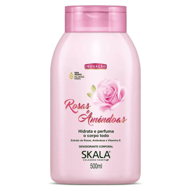 Locao-Hidratante-Skala-Rosas-400ml---Hidratacao-Intensa-Com-Extrato-De-Rosas.