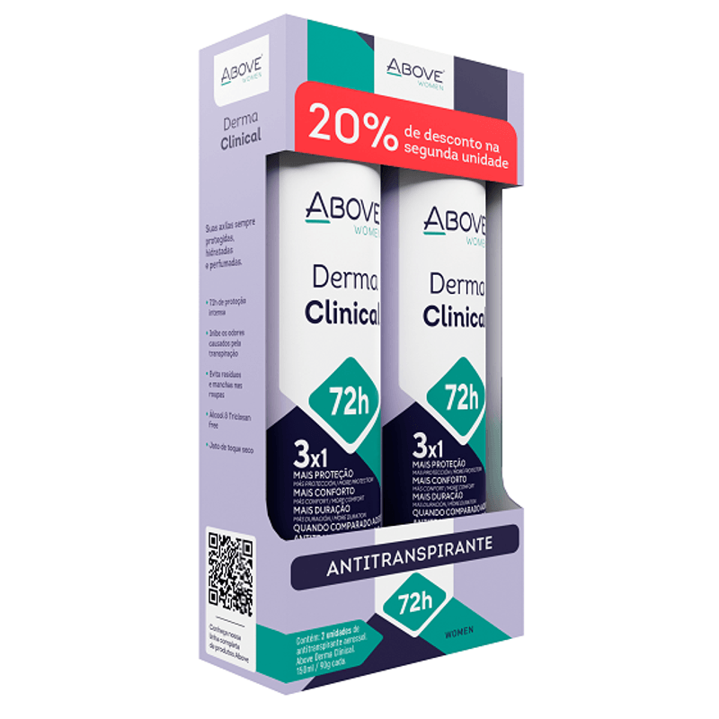 Conjunto-Desodorante-Above-Aero-Women-Dermaclinical-Com-2-Unidades-De-150ml.