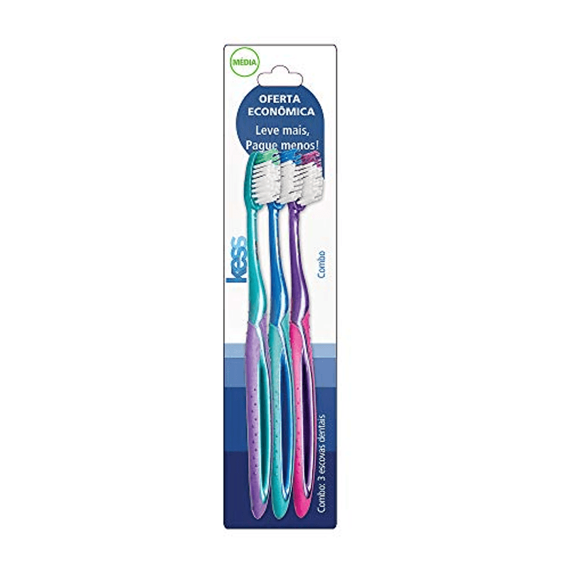 Escova-Dental-Kess-Leve---3-Unidades-Na-Compra-De-2---Ean-7897517925642