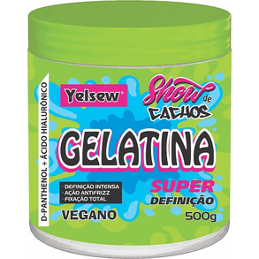 Gelatina Cap Yelsew Show De Cachos Pantenol + Ácido Hialurônico 500g
