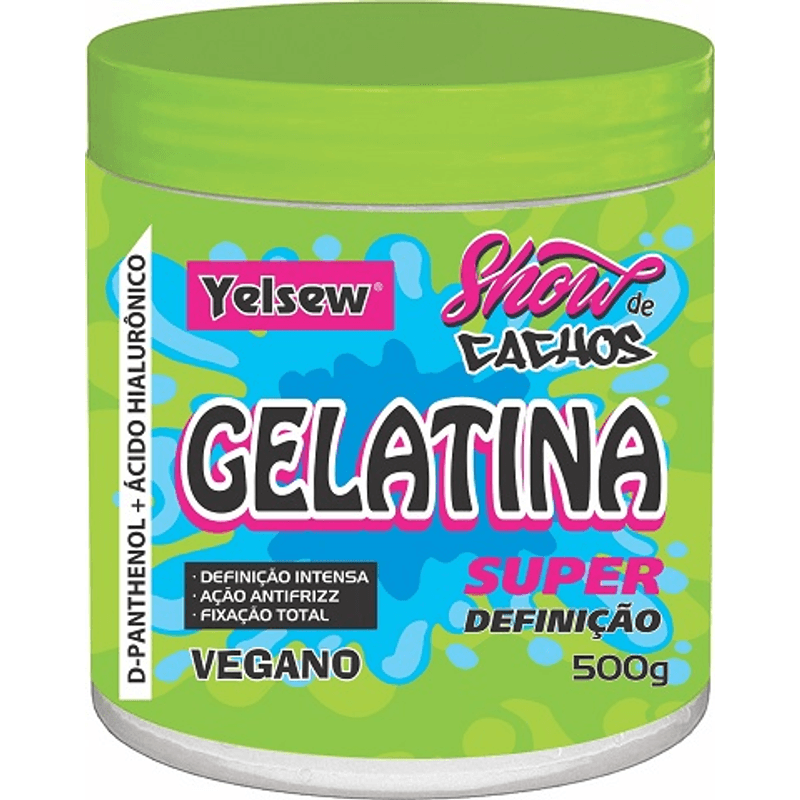 Gelatina-Cap-Yelsew-Show-De-Cachos-Pantenol---Acido-Hialuronico-500g