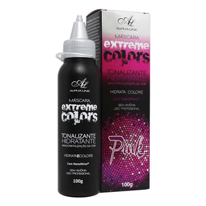 Tonalizante Alpha Line Extreme Colors Pink 100 - Cor Vibrante Para Cabelos.
