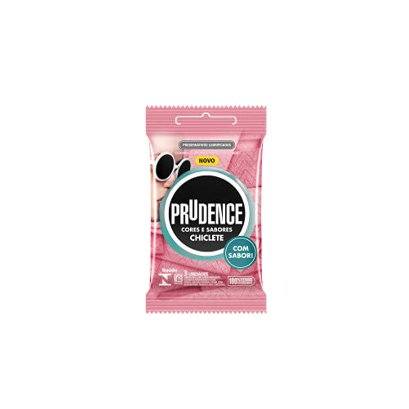 Preservativo-Prudence-Chiclete---Pacote-Com-3-Unidades
