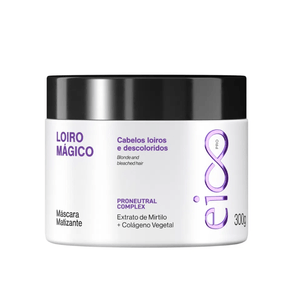 Mascara Capilar Eico Pro Loiro Mágico 300g - Hidratação E Iluminação Para Cabelos Loiros