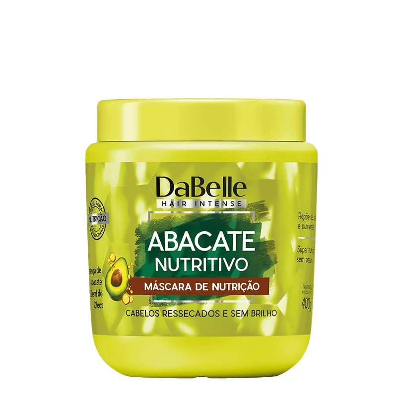 Mascara-Capilar-Dabelle-Abacate-400ml---Hidratacao-E-Nutricao-Para-Cabelos-Masculinos.