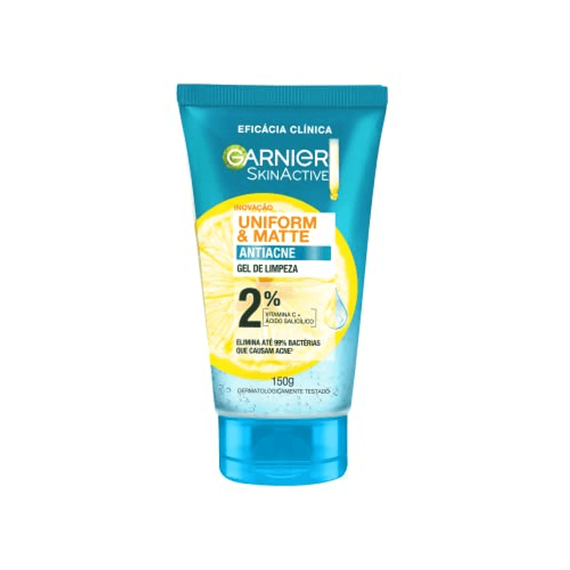 Gel-Facial-Garnier-Limpeza-Uniforme-Antiacne-150ml