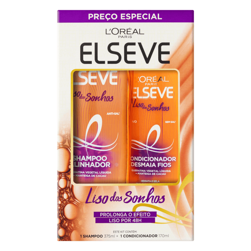 Conjunto-Elseve-Liso-Sonhos---Shampoo-375ml---Condicionador-170ml