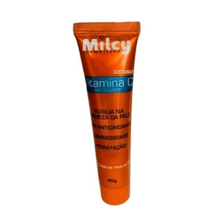 Máscara Facial Milcy Vita C Colágeno 40 - Hidratação Intensiva E Rejuvenescimento.