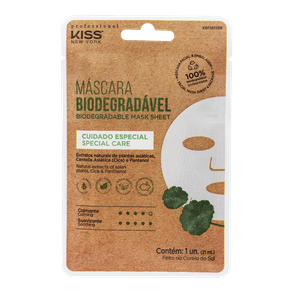 Masc Fac Kiss Biodegradável Cuidado Especial