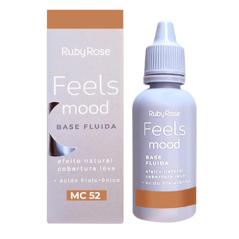 Base-Fluida-Ruby-Rose-Feels-Mood---Mc52-Acabamento-Leve-E-Natural-Destinada-A-Todos-Os-Tipos-De-Pele.