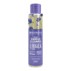 Óleo Capilar Bio Extratus Linhaca 120ml - Hidratação E Brilho.