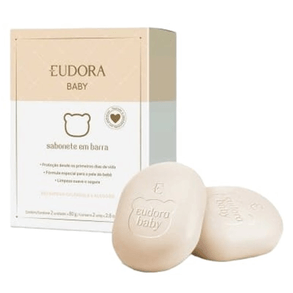 Kit Sab Eudora Baby Com 2 Sabonetes 85ml