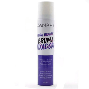 Bruma Fixadora Zanphy 100ml - Finalizador Para Maquiagem E Hidratação.