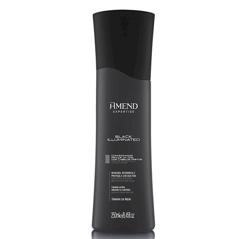 Condicionador-Amend-Preto-250ml---Tratamento-Para-Cabelos-Escuros-Hidratacao-Intensa-E-Brilho-Maximo.