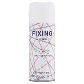 Spray Fixador Normal 250ml - Fixação Leve Para Cabelos, Ideal Para Todos Os Tipos De Penteado E Uso Diário.