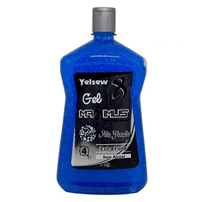 Gel Fix Yelsew Extra Forte Azul 1000 - Fixação Extra Forte Para Cabelos, Ideal Para Estilos Duradouros.