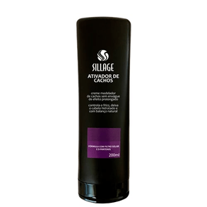 Ativador De Cachos Sillage 200ml - Define, Hidrata E Realça Os Cachos. Fique Com Cabelos Macios E Com Brilho!