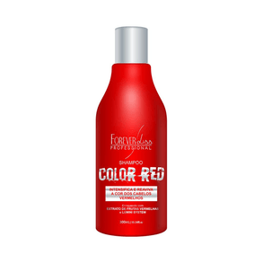 Outsh Forever Liss Color Red 300 - Tratamento Intensivo Para Cabelos Com Efeito Liso E Cor Vibrante.