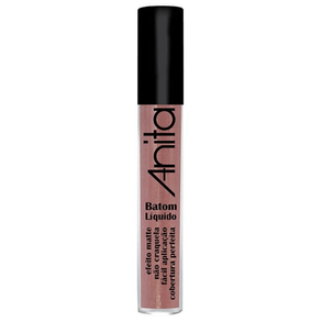 Batom Líquido Anita Matte Cor Hit-2040 - Acabamento Matte, Longa Duração, Alta Pigmentação.