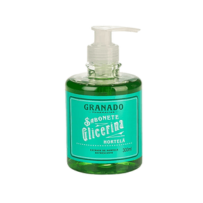 Sabonete Líquido Granado Glicerina Hortelã 300ml - Frescor E Hidratação Para A Pele.