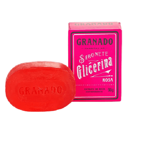 Sabonete Granado Glicerina Rosa 90g - Hidratação Suave E Perfume Delicado.