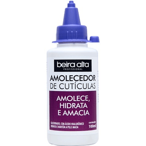 Amolecedor De Cutícula Beira Alta 100ml - Suaviza E Facilita A Remoção Da Cutícula.
