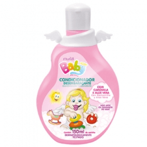 Condicionador Muriel Baby Menina 150ml - Cuidados Suaves Para Cabelos De Meninas, Fórmula Delicada E Hidratante.
