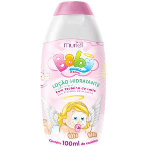 Loción Hidratante Muriel Baby Menina 100ml - Hidratação Suave Para Pele Delicada.