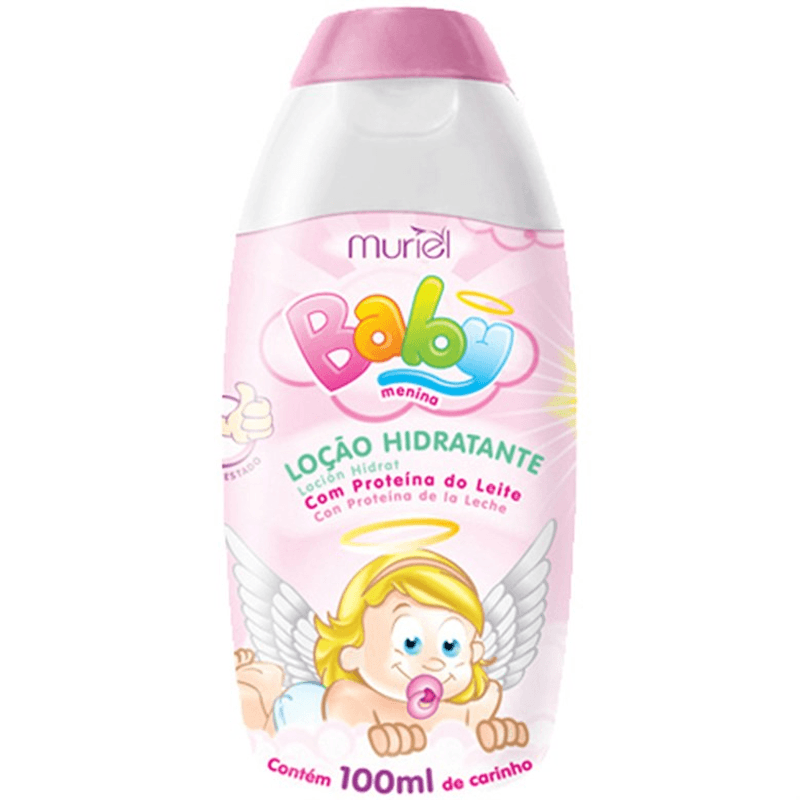 Locion-Hidratante-Muriel-Baby-Menina-100ml---Hidratacao-Suave-Para-Pele-Delicada.