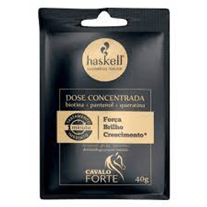 Sache Haskell Cavalo Forte 40 - Fortalecimento E Crescimento Capilar Em Tratamento Nutritivo.