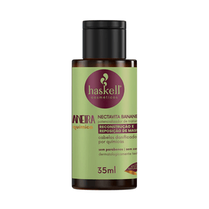 Amp Cap Haskell Nectavita Bananeira 35 - Condicionador Capilar 35ml, Rico Em Extrato De Banana, Nutriente E Hidratante.
