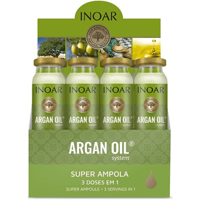 Óleo De Argan Inoar 45ml - Tratamento Hidratante Para Todos Os Tipos De Cabelo