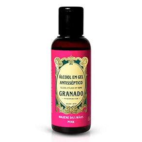 Álcool Gel Antisséptico Granado Pink 85ml - Higienização Prática E Eficaz.