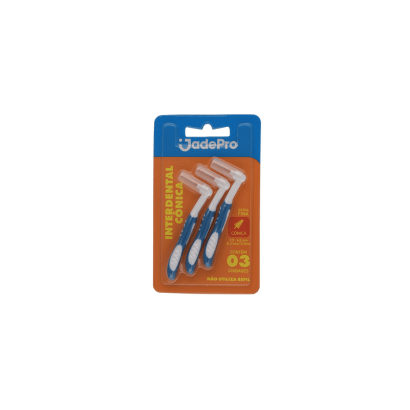 Escova-Dental-Jadefrog-Interdental-Conica---Conjunto-Com-3-Unidades