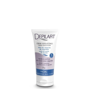 Cr Depil Depilart Facial 30 - Creme Depilatório Facial Para Pele Sensível, 30g.