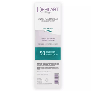 Lenço Depilart Brasil - Pacote Com 50 Unidades