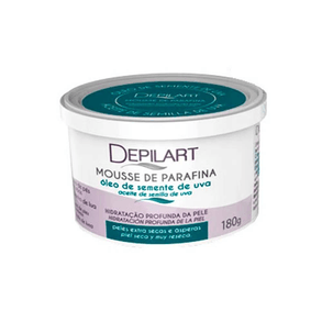 Mousse Parafina Depilart Uva 180g - Hidratação E Proteção Para A Pele Durante A Depilação.
