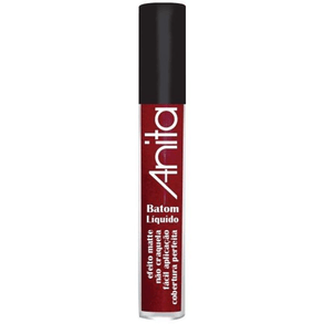 Batôm Líquido Anita Matte Fascinação - Cor Intensa E Acabamento Matte. Longa Duração E Conforto Nos Lábios.