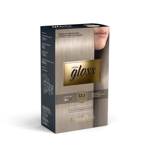 Tintura Acquaf Hidra Gloss 12.1 Louro Espelhado Acinzentado 7898566291269