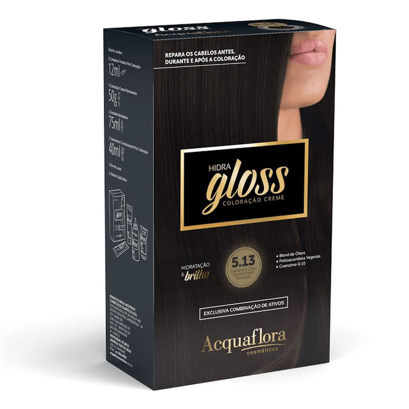 Tintura-Acquaf-Hidra-Gloss-5.13-Castanho-Claro-Acinzentado-Dourado---7898566291290