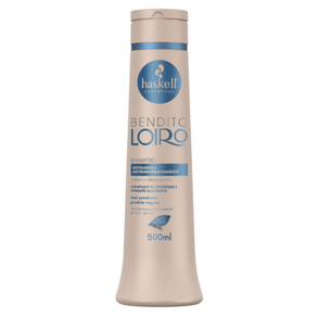 Condicionador Haskell Bendito Loiro 500ml – Cuidado Para Cabelos Loiros.