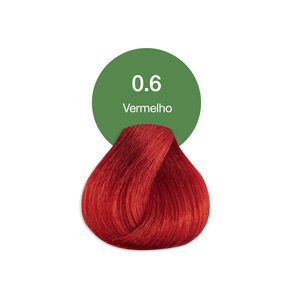 Tintura Acquaf Vegan 0.6 Vermelho - Cabelo Vibrante E Sustentável.