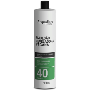 Água Oxigenada Acquaf Vegan 40 Vol 900ml - Produto Vegano Para Descoloração E Clareamento Capilar.