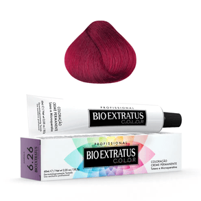 Tintura Bio Extratus 6.26 Marsala - Coloração, Cobertura De Fios Brancos, Ação Condicionante, Brilho Intenso E Cabelo Saudável.